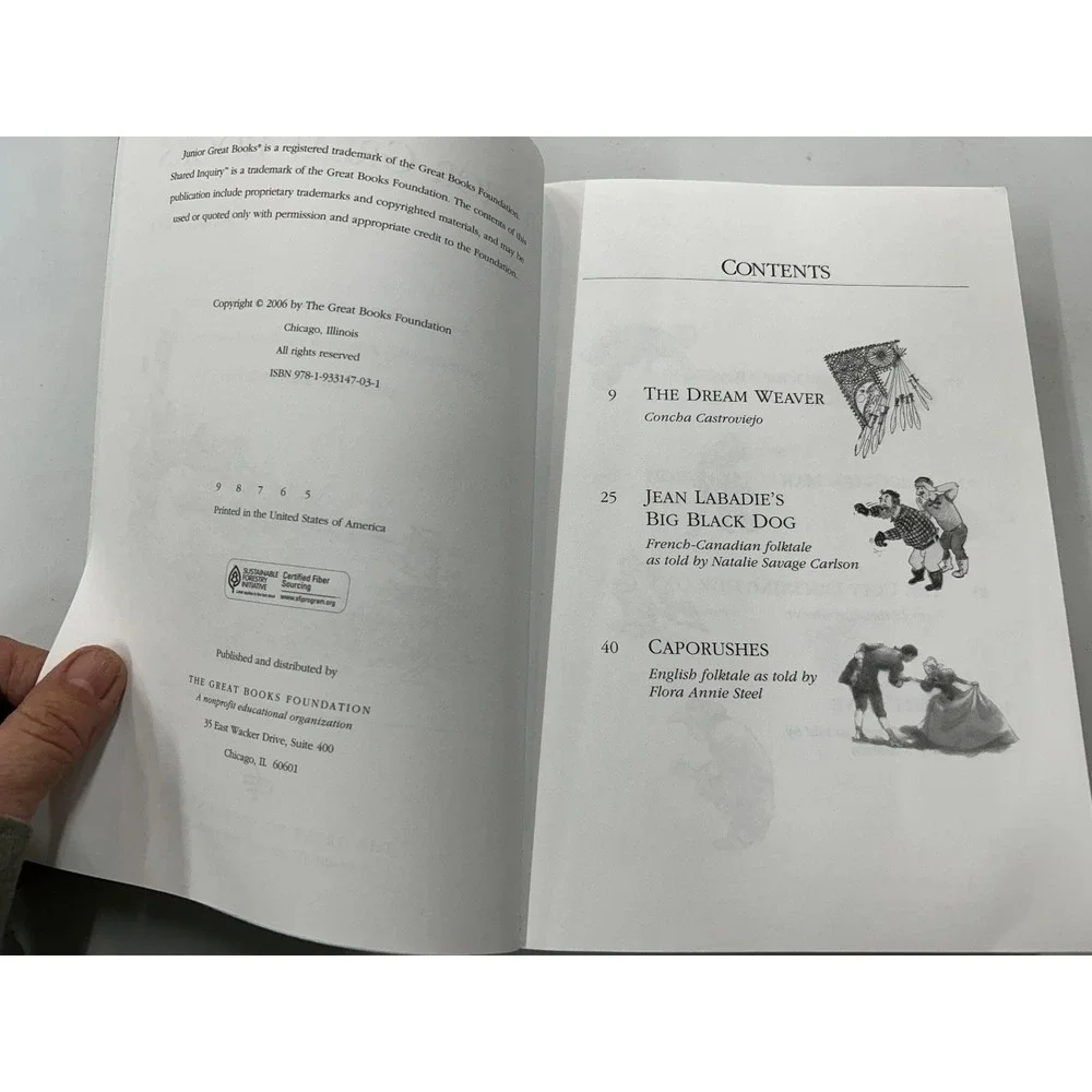 Junior Great Books Series 3 Book‎ Two 2006 Educational Stories The Great Books